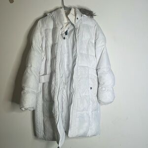 Lane Bryant white 18/20 long puffer jacket